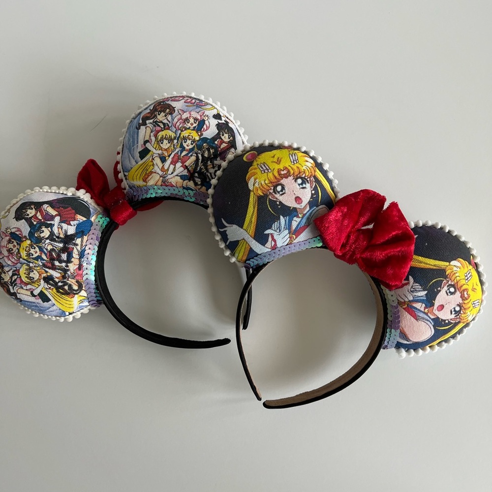 Set of 2 Sailor Moon Handmade Handbands
